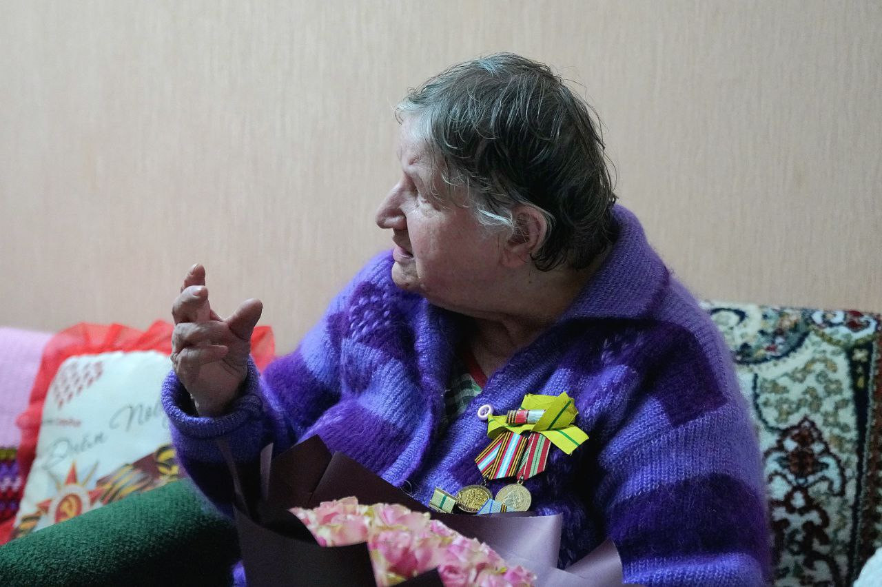 Дагестанская молодежь навестила блокадницу Ленинграда