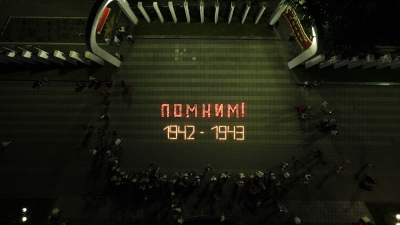 В Махачкале прошла акция «Свеча памяти»