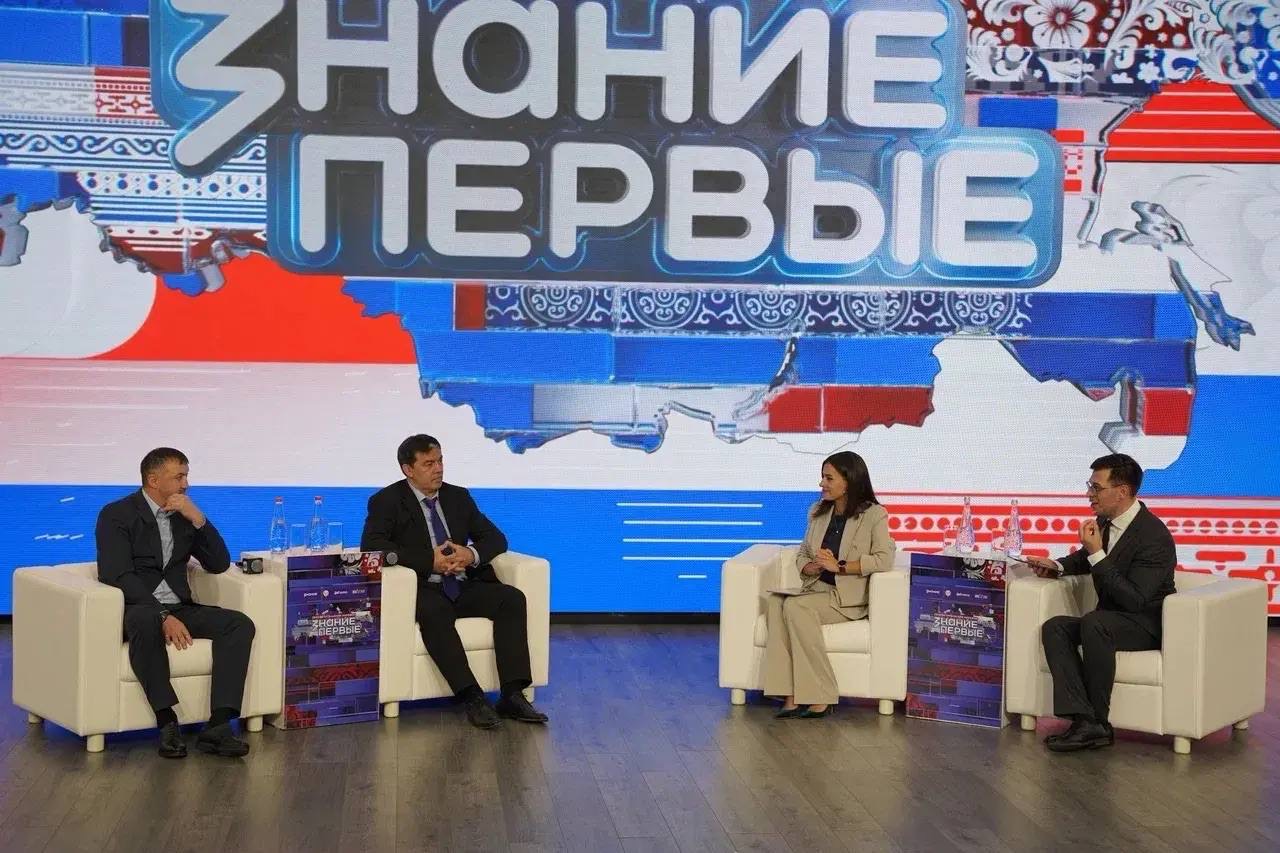 Достижения возможны там, где единство: олимпийские чемпионы Хаджимурад Магомедов и Гайдарбек Гайдарбеков выступили на марафоне Знание.Первые