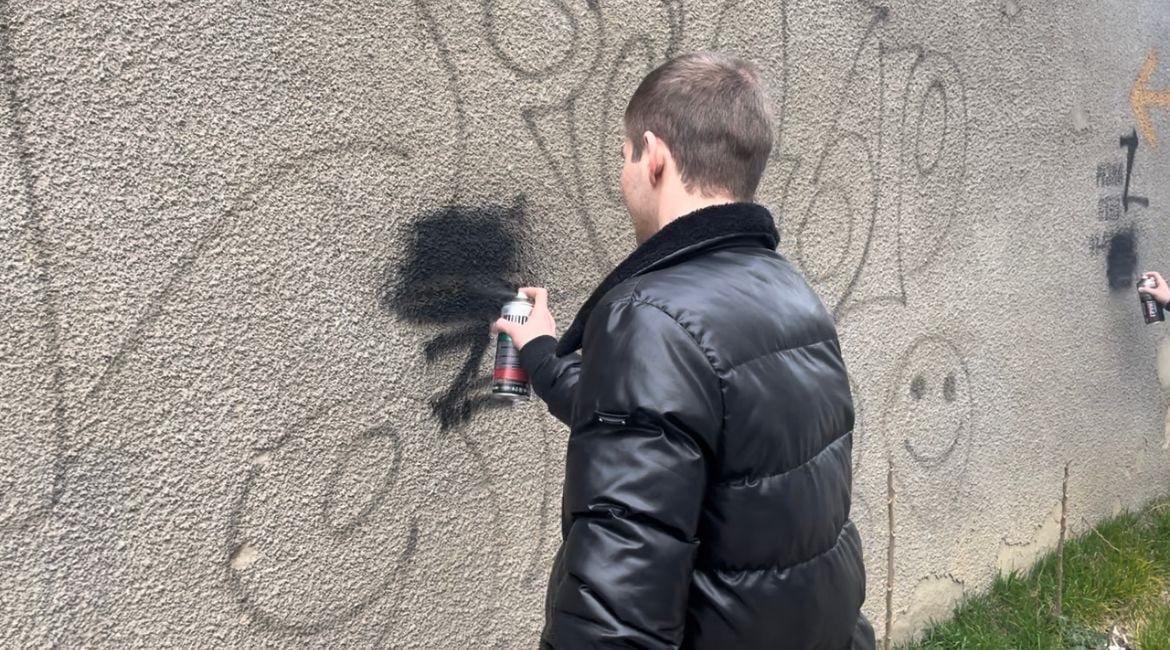 В Махачкале при грантовой поддержке Росмолодёжи состоялась акция «Закрась опасность