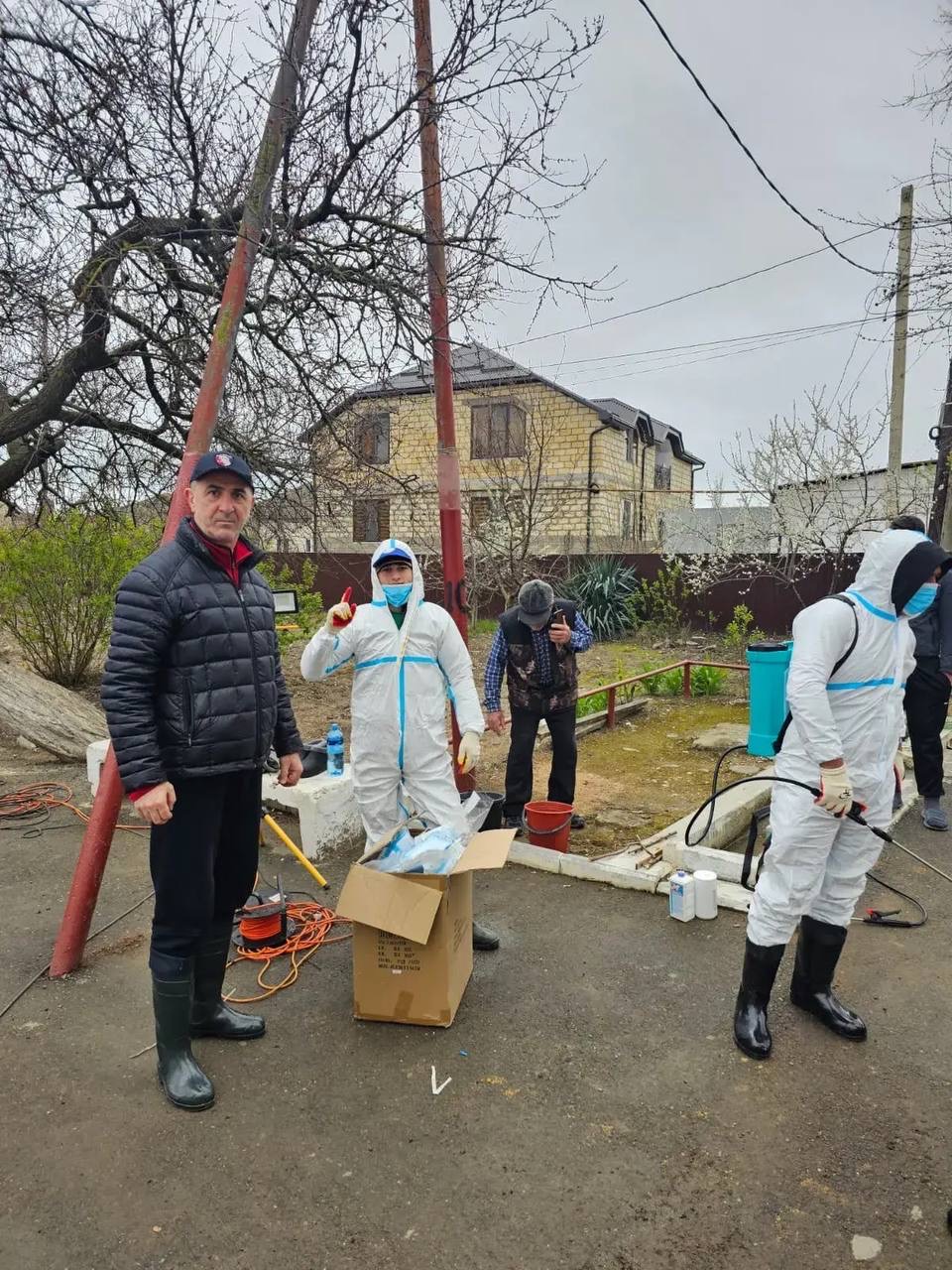 Волонтеры Дагестана приступают к важному этапу работ после последний ЧС — дезинфекции