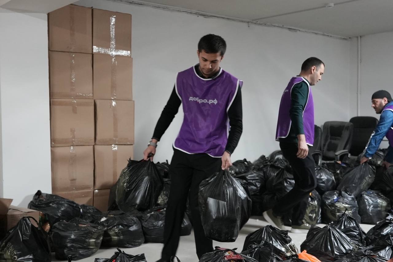 Волонтёрский штаб #МЫВМЕСТЕ продолжает работу в Хасавюртовском районе