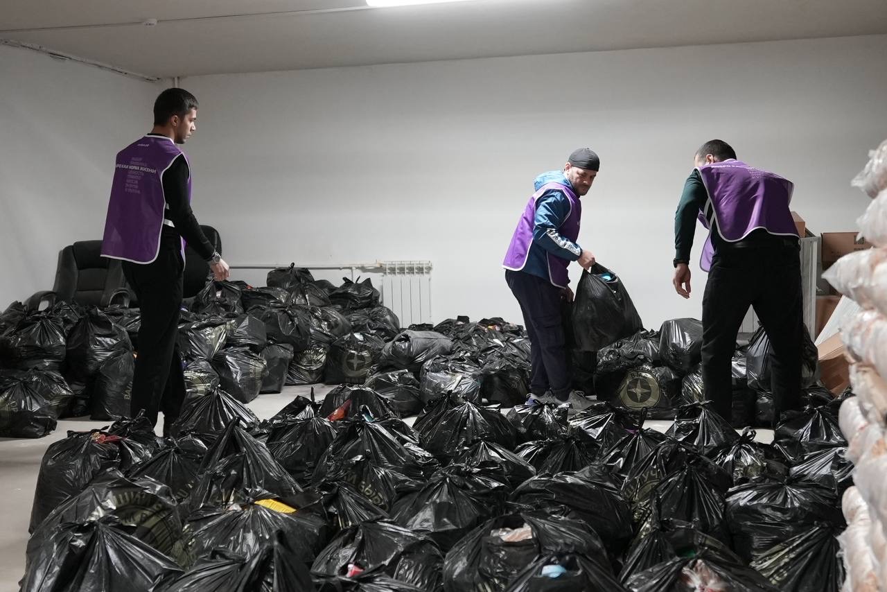 Волонтёрский штаб #МЫВМЕСТЕ продолжает работу в Хасавюртовском районе