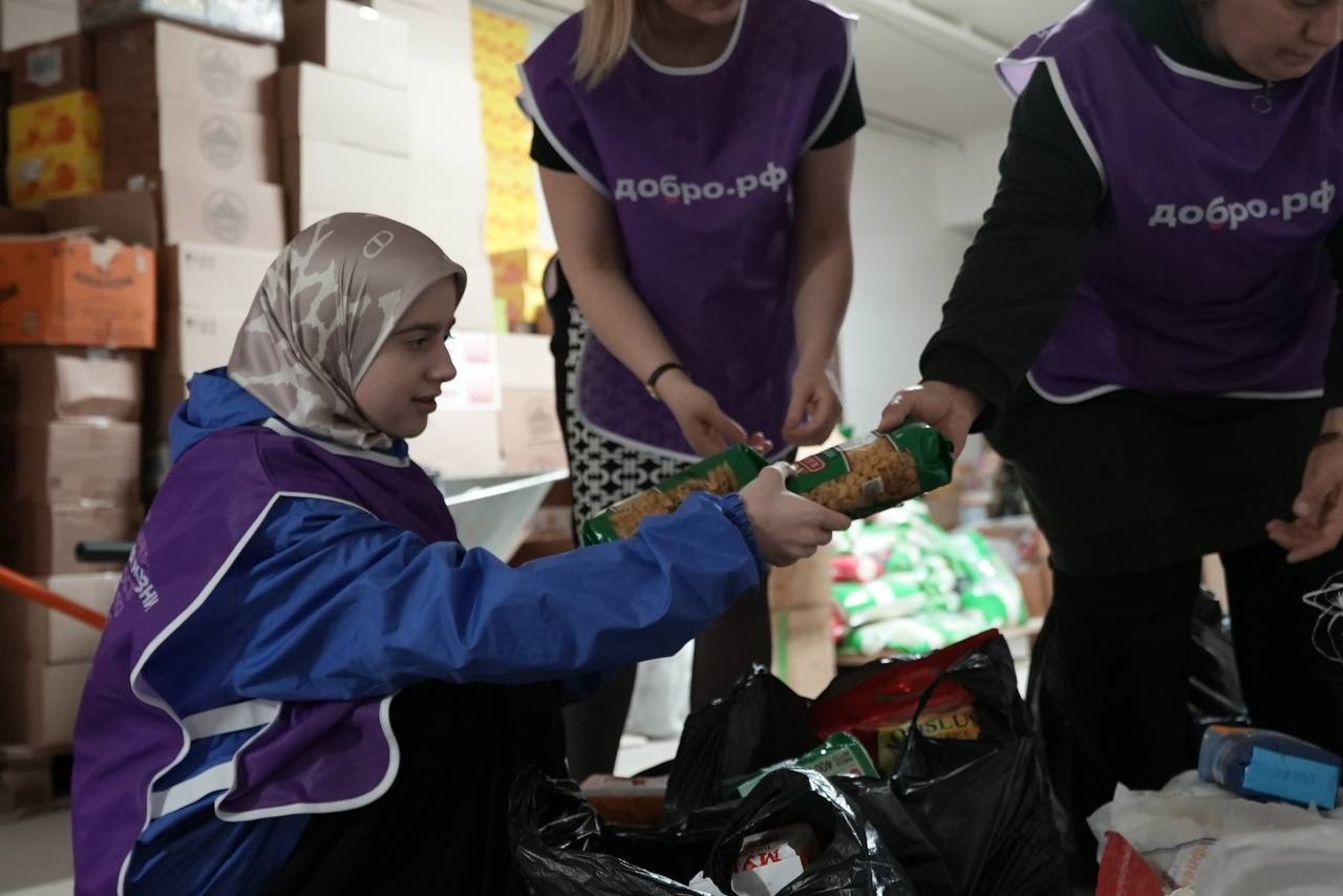 Волонтёрский штаб #МЫВМЕСТЕ продолжает работу в Хасавюртовском районе