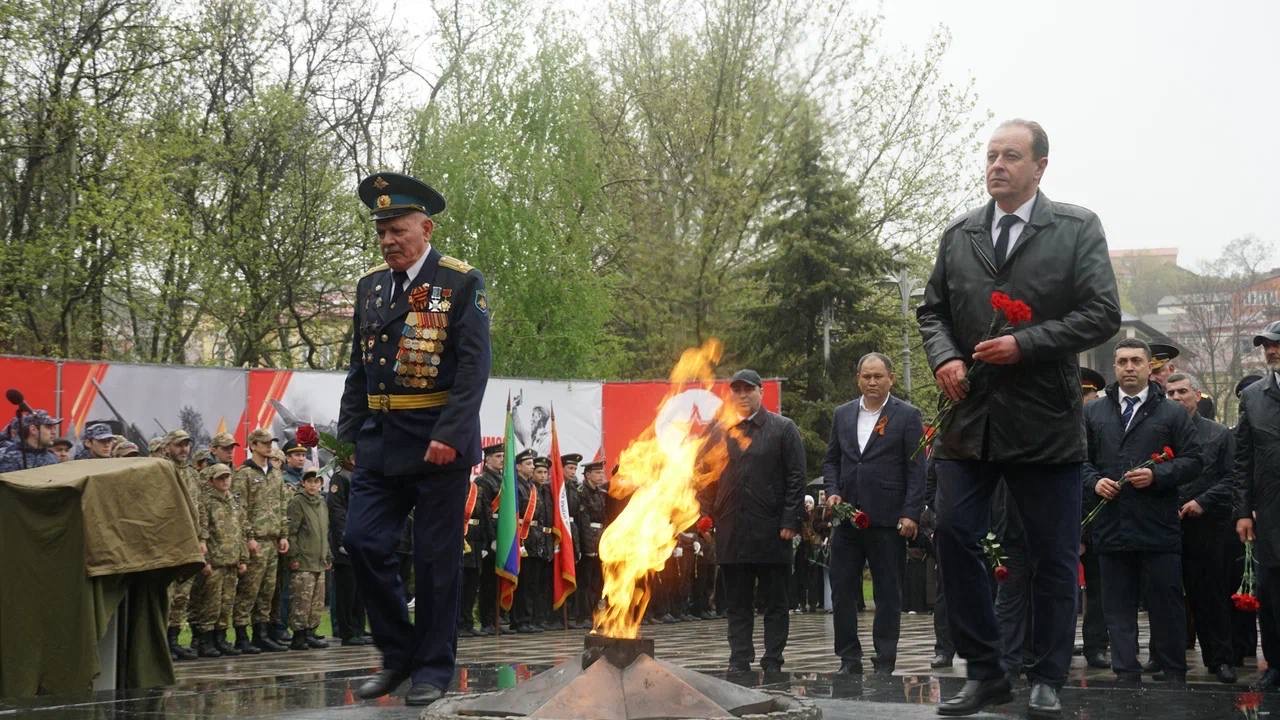 Более 1000 человек стали участниками Республиканской акции «Вахта памяти» в Махачкале