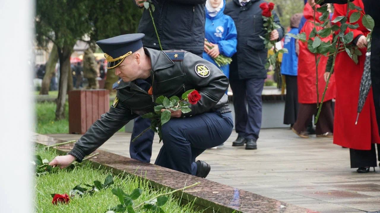 Более 1000 человек стали участниками Республиканской акции «Вахта памяти» в Махачкале