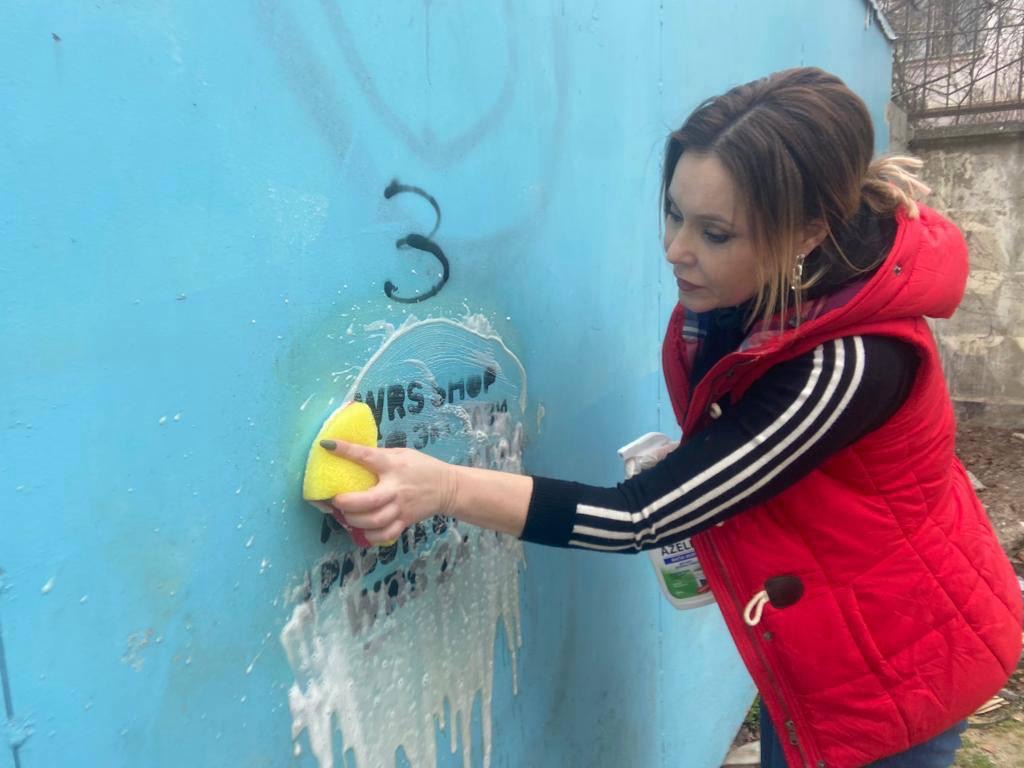 Акция «Закрась опасность» прошла в Махачкале по инициативе Минмолодёжи РД при грантовой поддержке Росмолодёжи